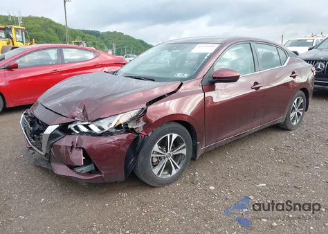 2022 Nissan Sentra Sv Xtronic Cvt z USA, uszkodzony, nr VIN 3N1AB8CV6NY236866